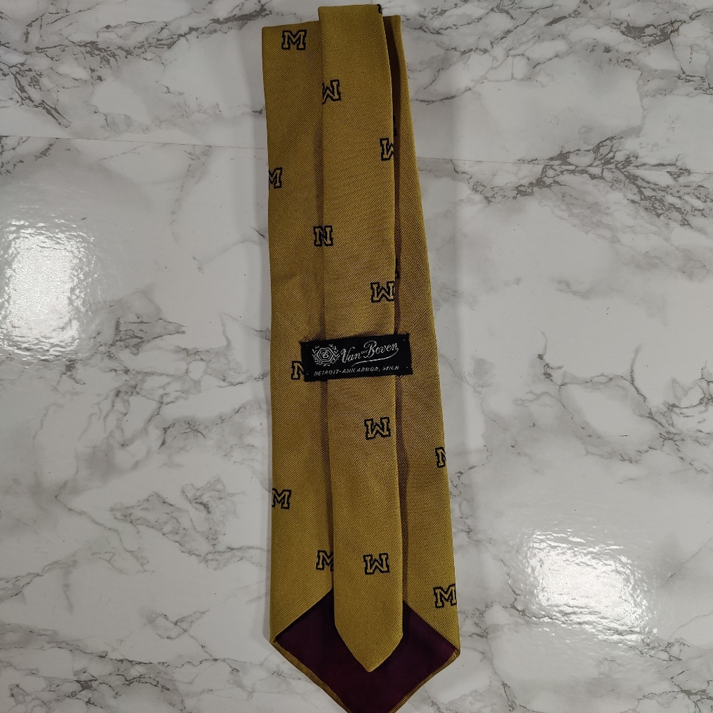 Van Boven Michigan University Tie - Picture 5 of 6